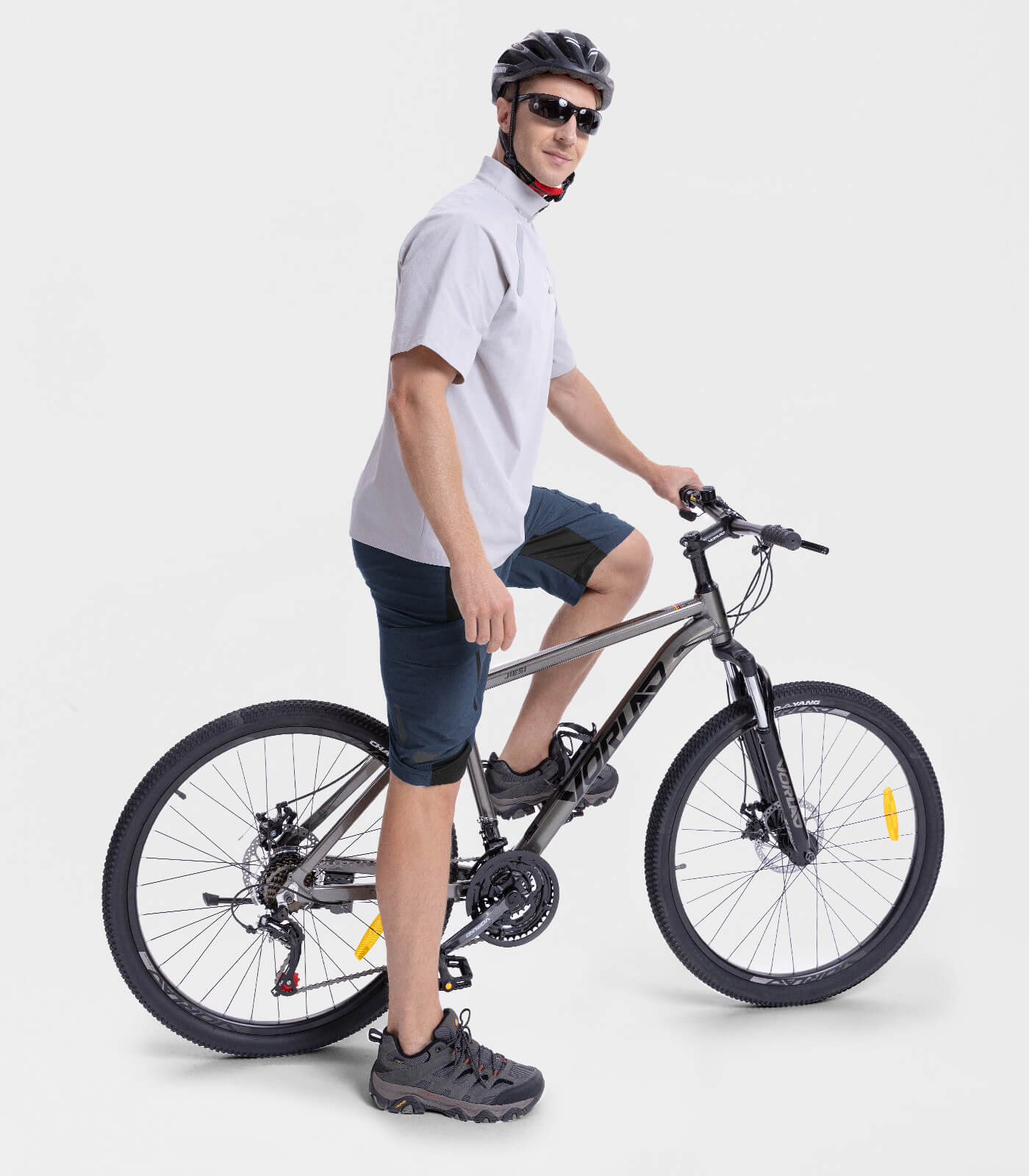 Herren Mountainbike-Shorts Baggy Schnell trocknend Leicht - CycleAir M006