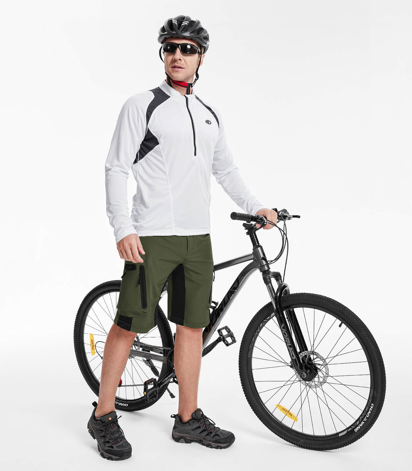 Shorts rembourrés pour vélo de montagne pour hommes - CycleAir M001