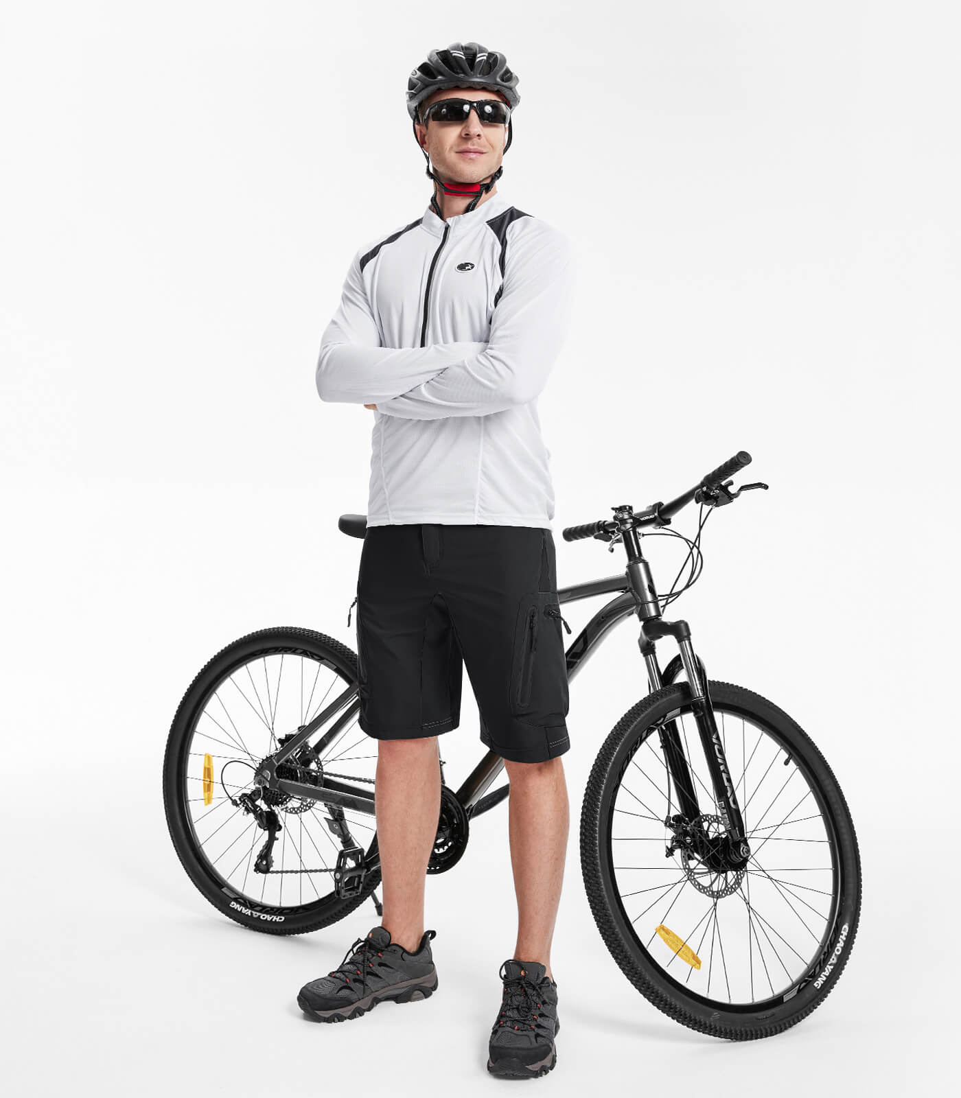 Shorts rembourrés pour vélo de montagne pour hommes - CycleAir M001
