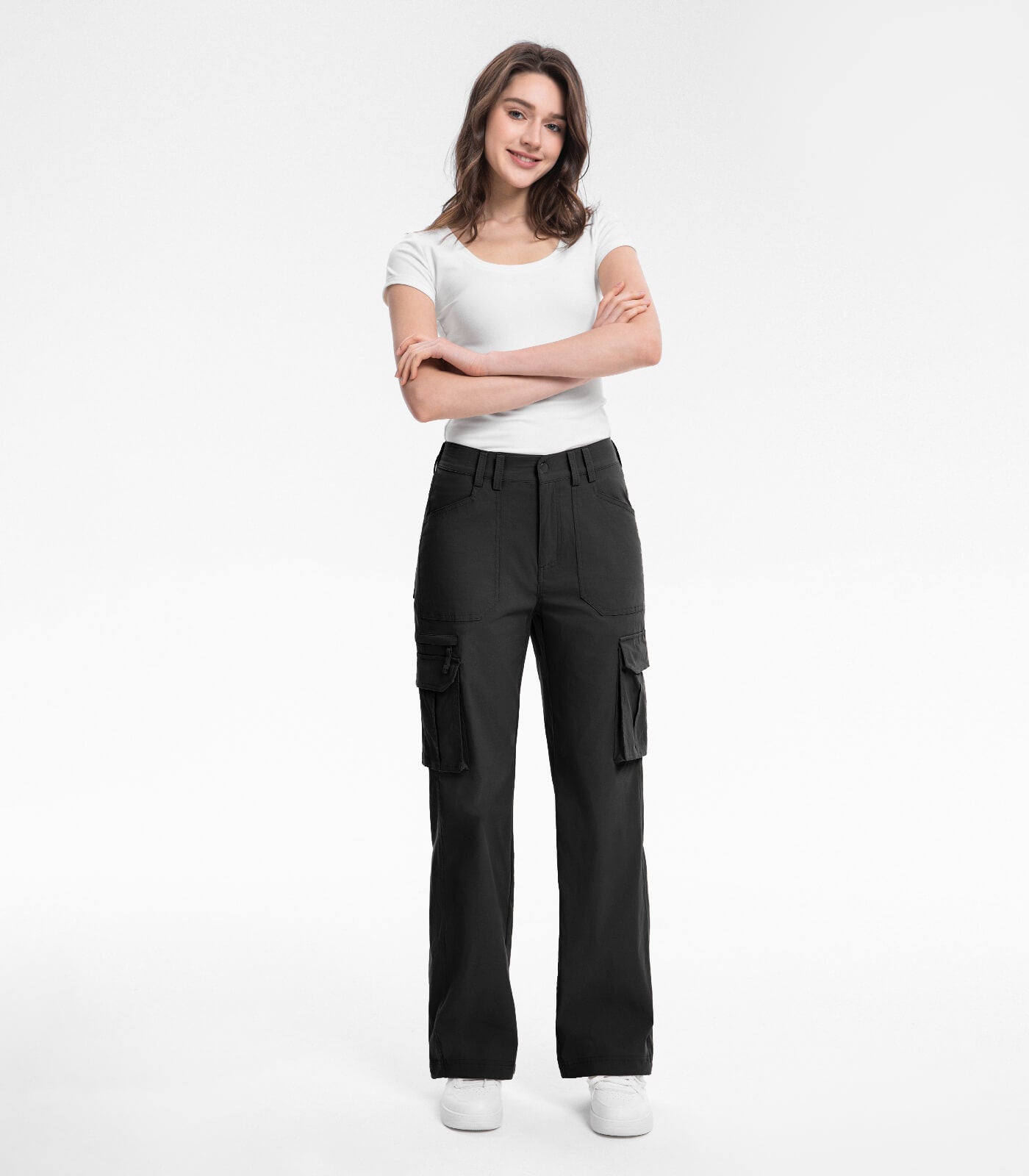 Damen Cargo Wanderhose mit hohem Bund - HikerFlex W037