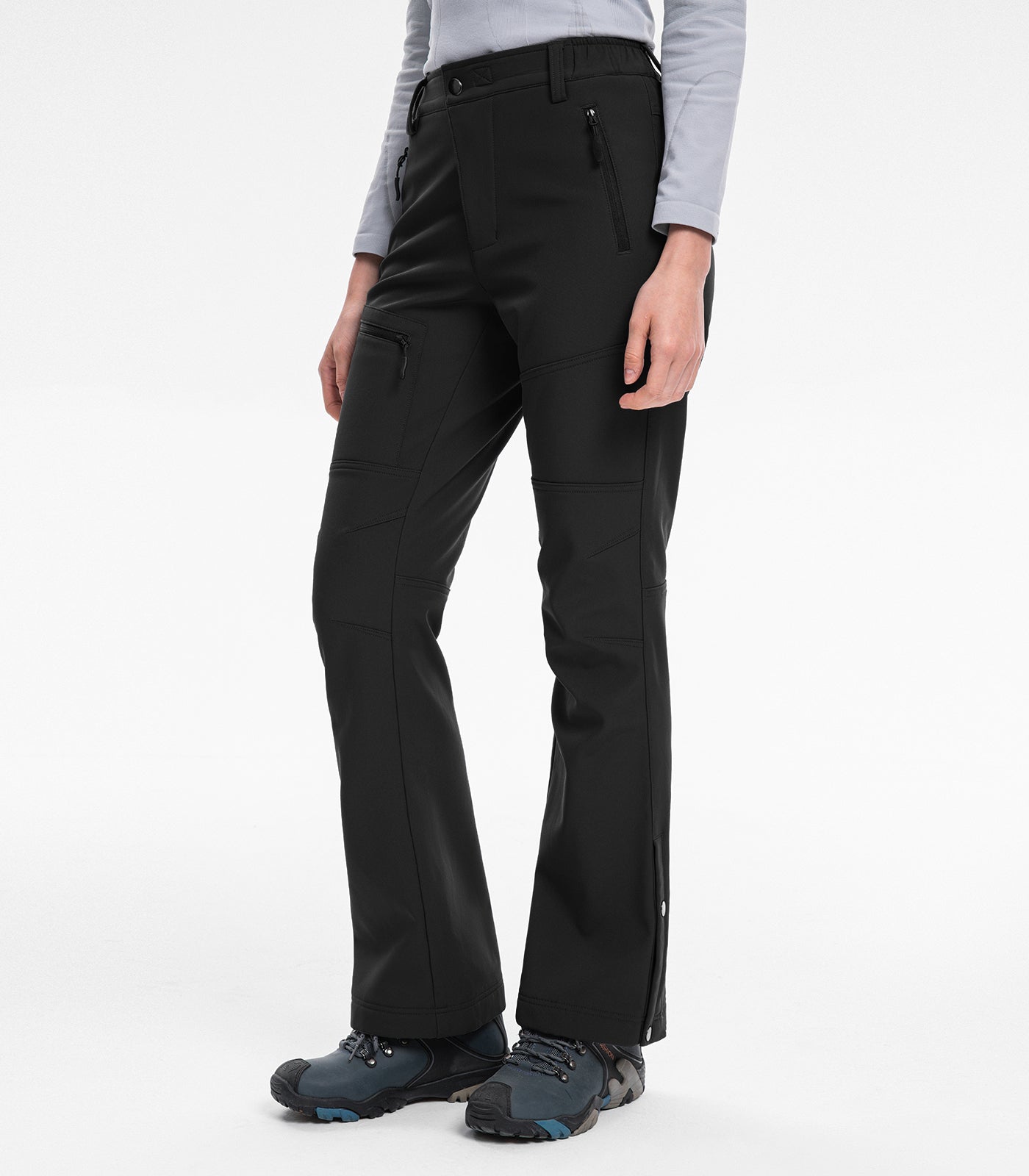 Pantalones de senderismo acampanados para esquí de nieve para mujer - SnowVenture W021