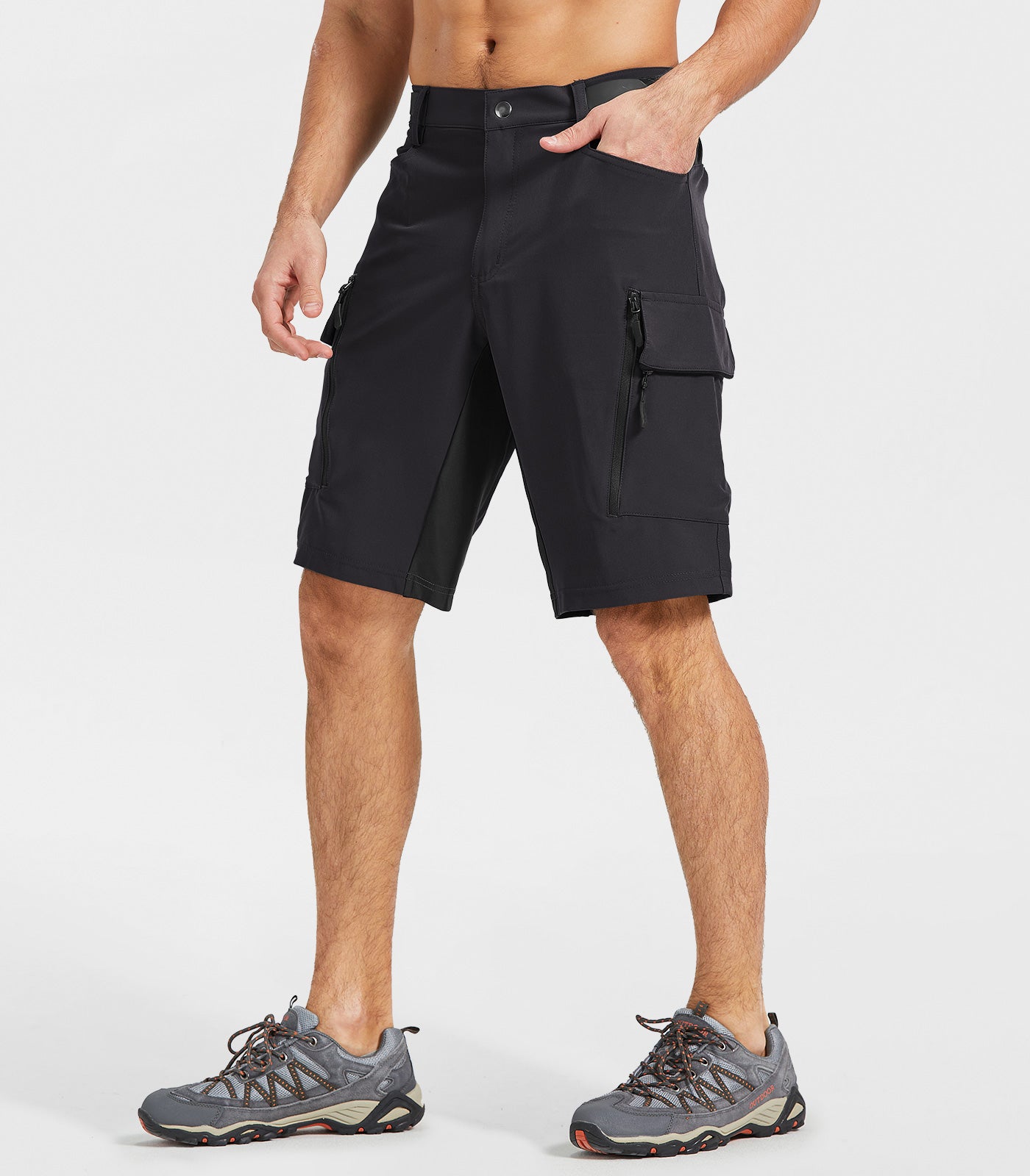 Shorts de vélo de montagne rembourrés pour hommes - CycleAir M028