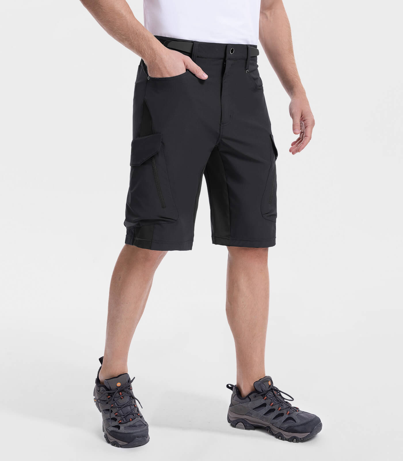 Herren Mountainbike-Shorts Baggy Schnell trocknend Leicht - CycleAir M006