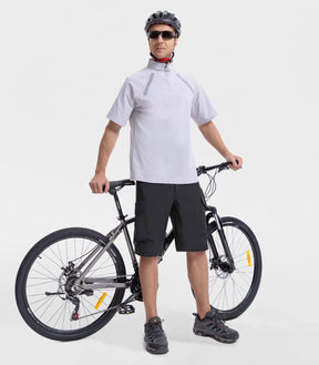 Herren Mountainbike-Shorts Baggy Schnell trocknend Leicht - CycleAir M006