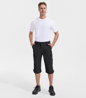 Bermuda cargo 3/4 pour hommes - Capris d'extérieur TrailPioneer M031