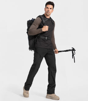 Pantaloni pentru bărbați de schi pe zăpadă, căptușiți cu fleece - SnowVenture M054