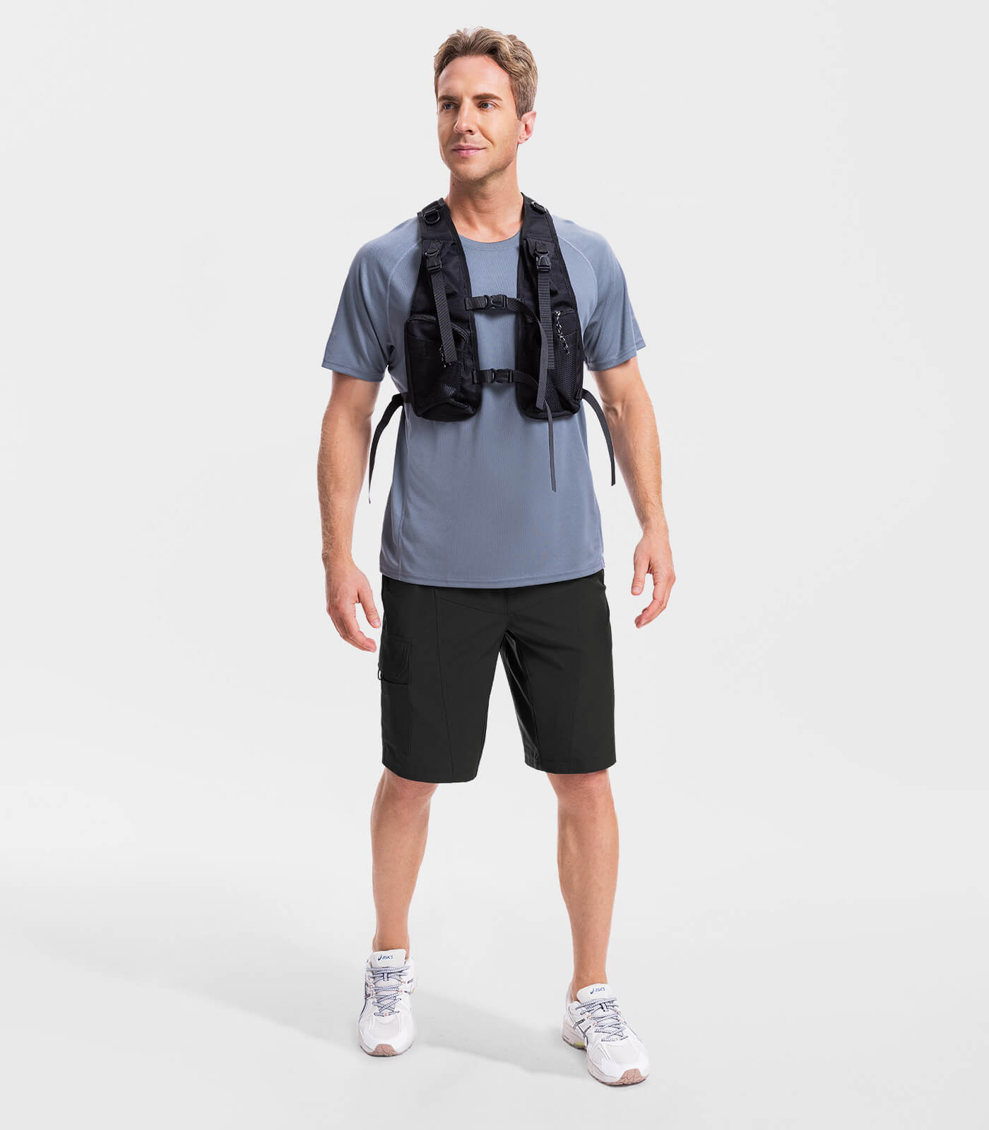 Pantalones Cortos de Senderismo para Hombre, Ligeros y Resistentes al Agua - TrailPioneer M020