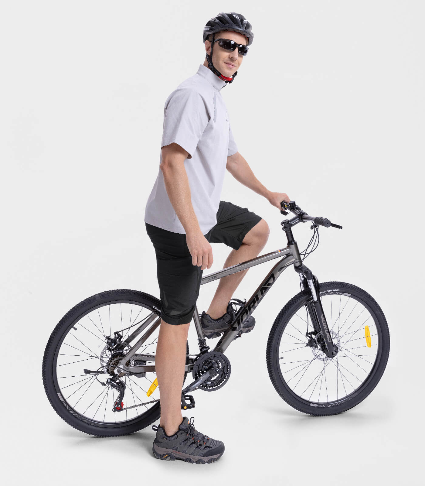 Herren Mountainbike-Shorts Baggy Schnell trocknend Leicht - CycleAir M006