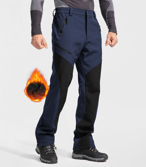 Pantalon d'hiver pour homme doublé en polaire - SnowVenture M055