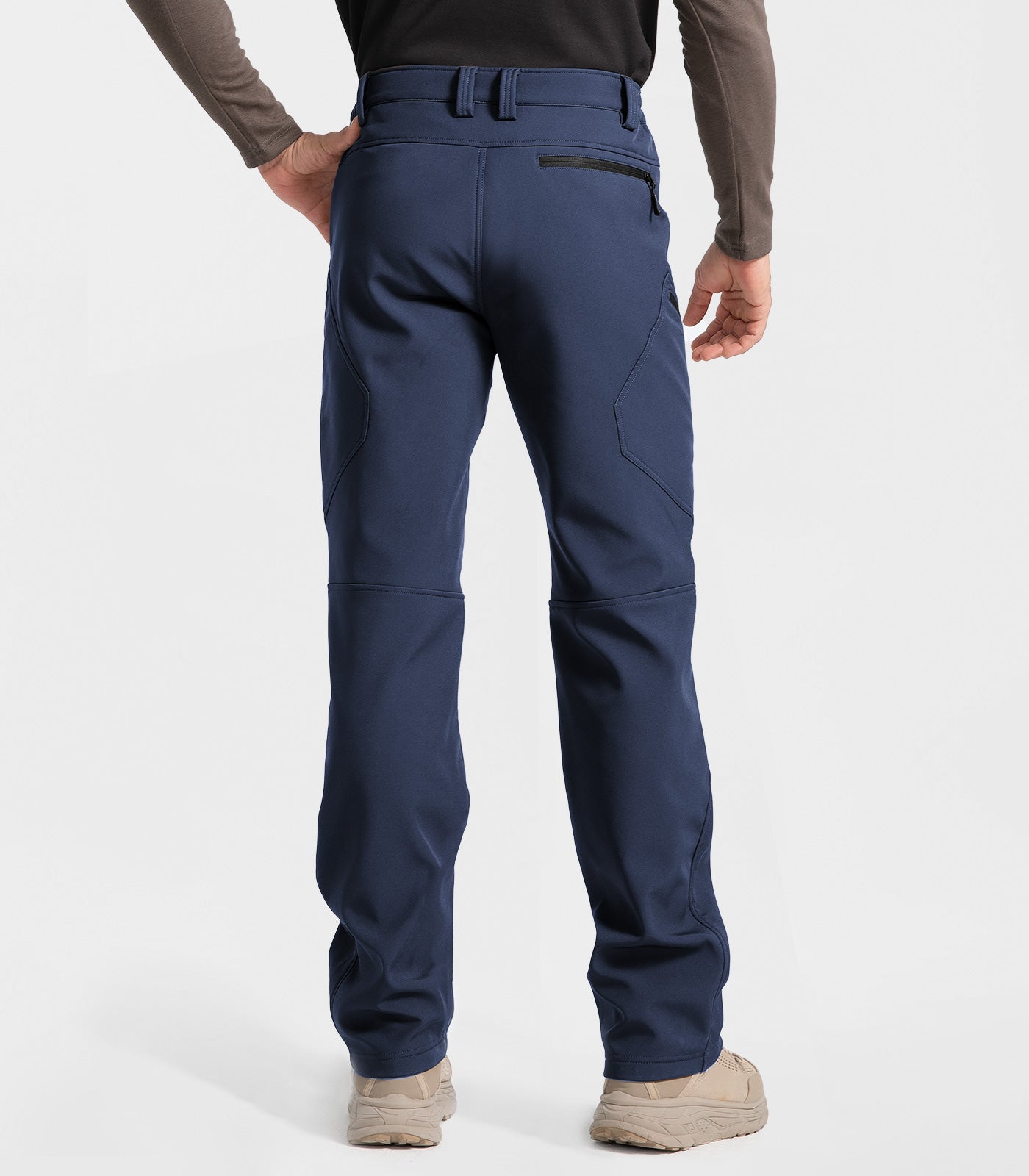 Pantaloni pentru bărbați de schi pe zăpadă, căptușiți cu fleece - SnowVenture M054