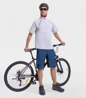 Herren Mountainbike-Shorts Baggy Schnell trocknend Leicht - CycleAir M006