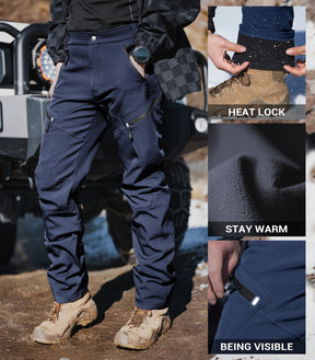 Pantaloni pentru bărbați de schi pe zăpadă, căptușiți cu fleece - SnowVenture M054