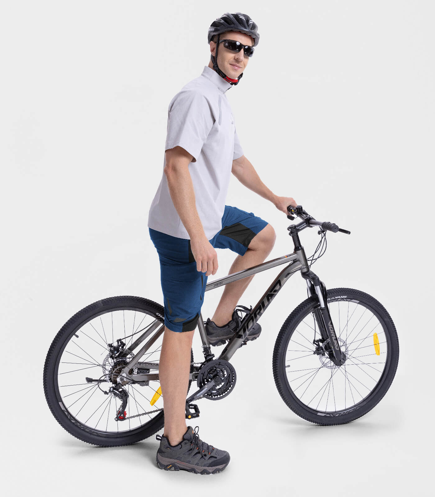 Herren Mountainbike-Shorts Baggy Schnell trocknend Leicht - CycleAir M006