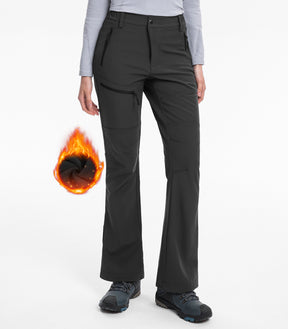 Pantalones de senderismo acampanados para esquí de nieve para mujer - SnowVenture W021