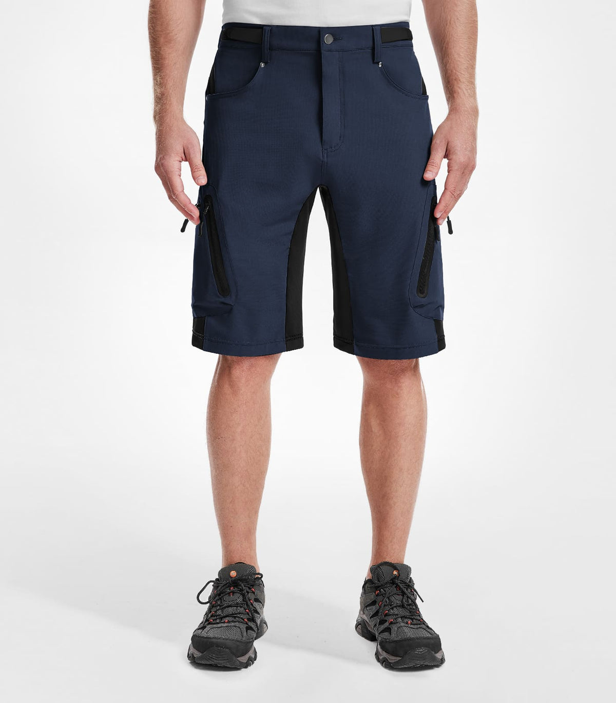 Men's Hiking Cargo Shorts #Color_navy