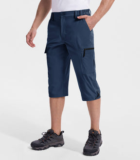 Bermuda cargo 3/4 pour hommes - Capris d'extérieur TrailPioneer M031