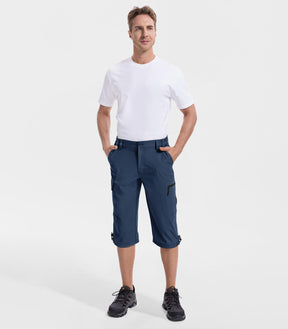 Bermuda cargo 3/4 pour hommes - Capris d'extérieur TrailPioneer M031