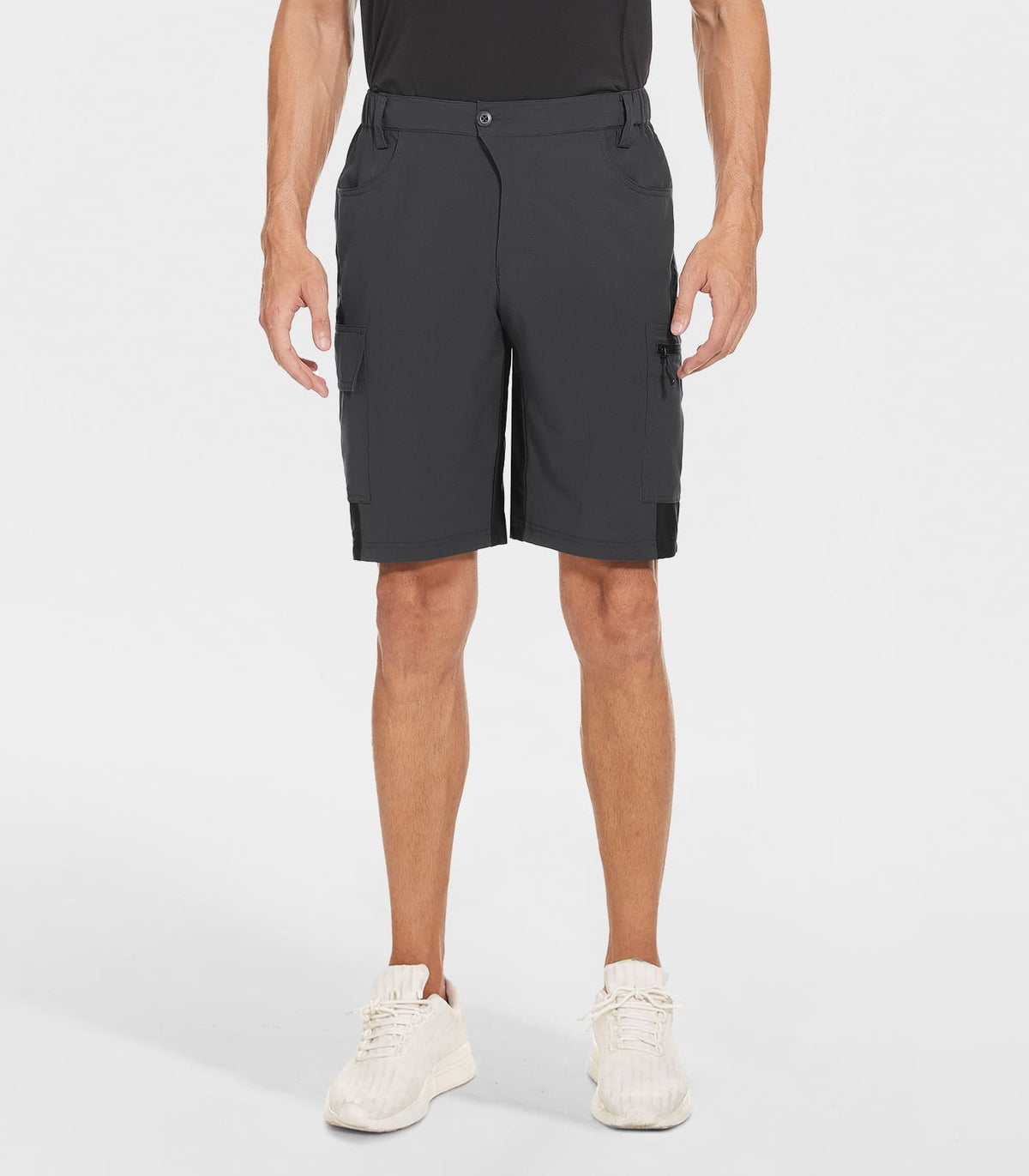 Men's Breathable MTB Shorts #Color_dark grey