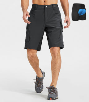 Shorts de vélo de montagne rembourrés pour hommes - CycleAir M028