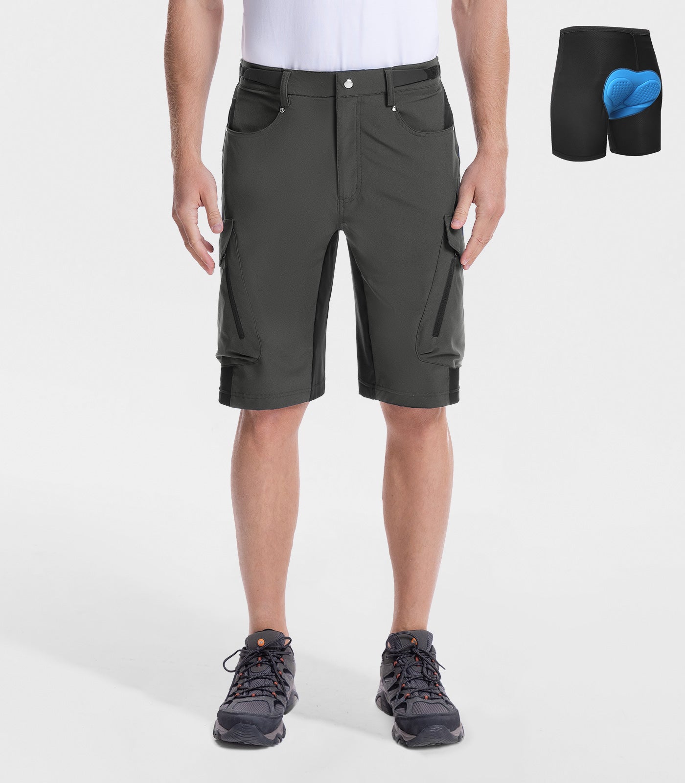 Herren Mountainbike-Shorts Baggy Schnell trocknend Leicht - CycleAir M006