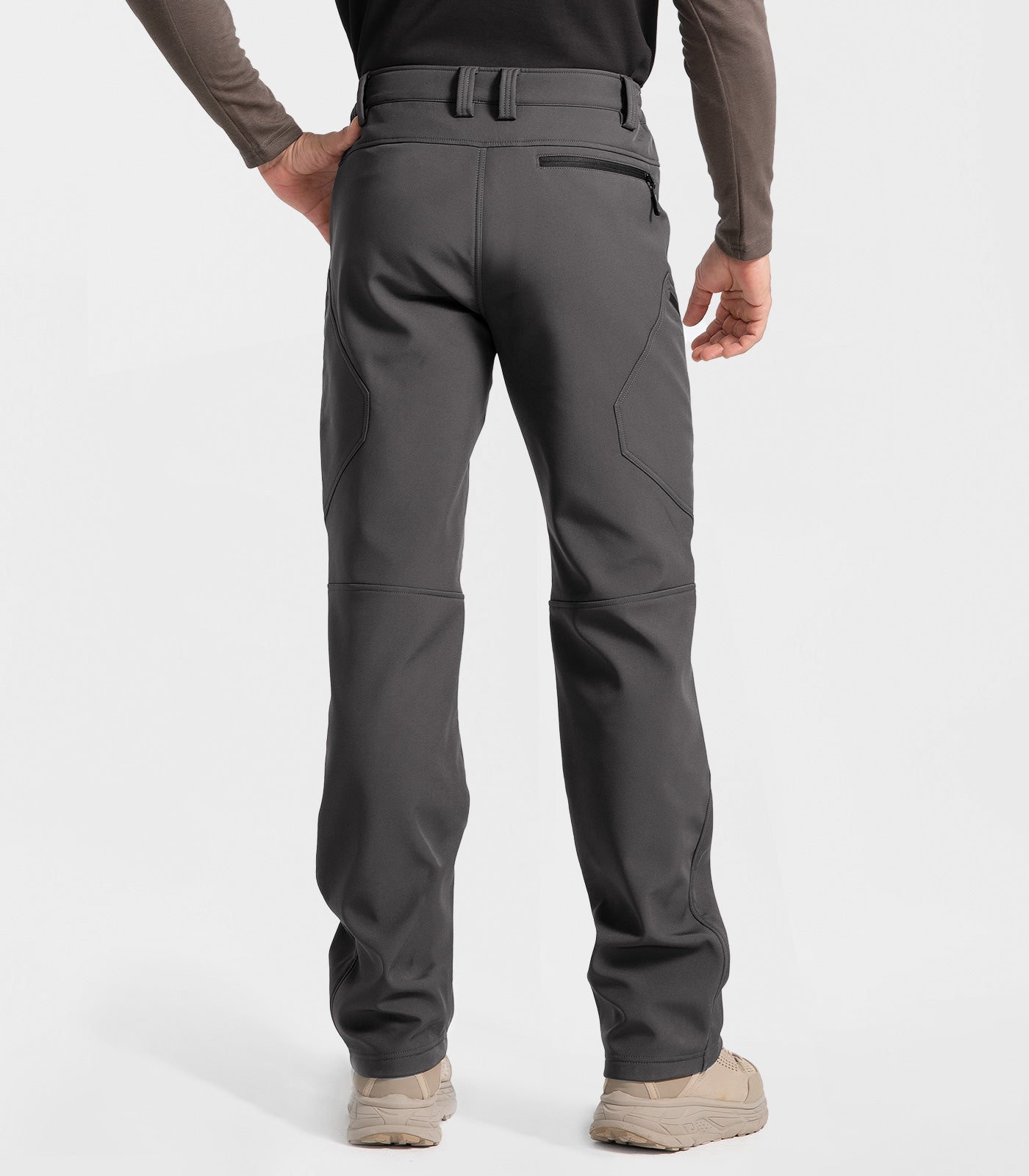 Pantaloni pentru bărbați de schi pe zăpadă, căptușiți cu fleece - SnowVenture M054