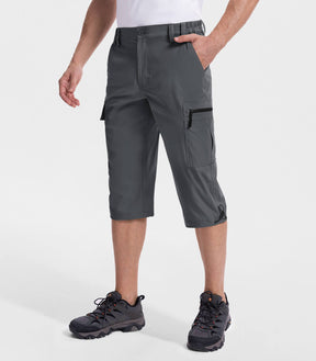 Bermuda cargo 3/4 pour hommes - Capris d'extérieur TrailPioneer M031