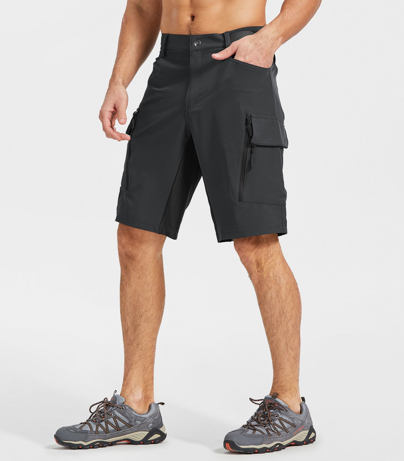 Shorts de vélo de montagne rembourrés pour hommes - CycleAir M028