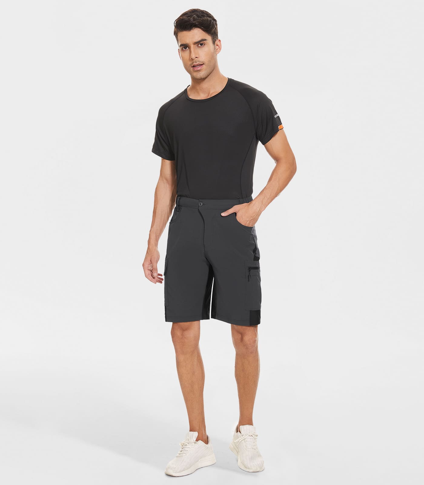 Herren Cargo Wander-Shorts mit 5 Taschen Schnell trocknend - TrailPioneer M013