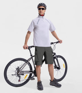 Herren Mountainbike-Shorts Baggy Schnell trocknend Leicht - CycleAir M006