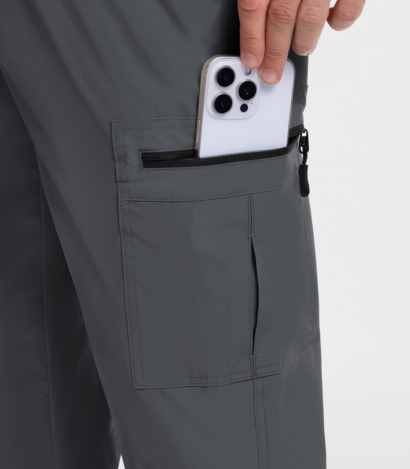 Bermuda cargo 3/4 pour hommes - Capris d'extérieur TrailPioneer M031