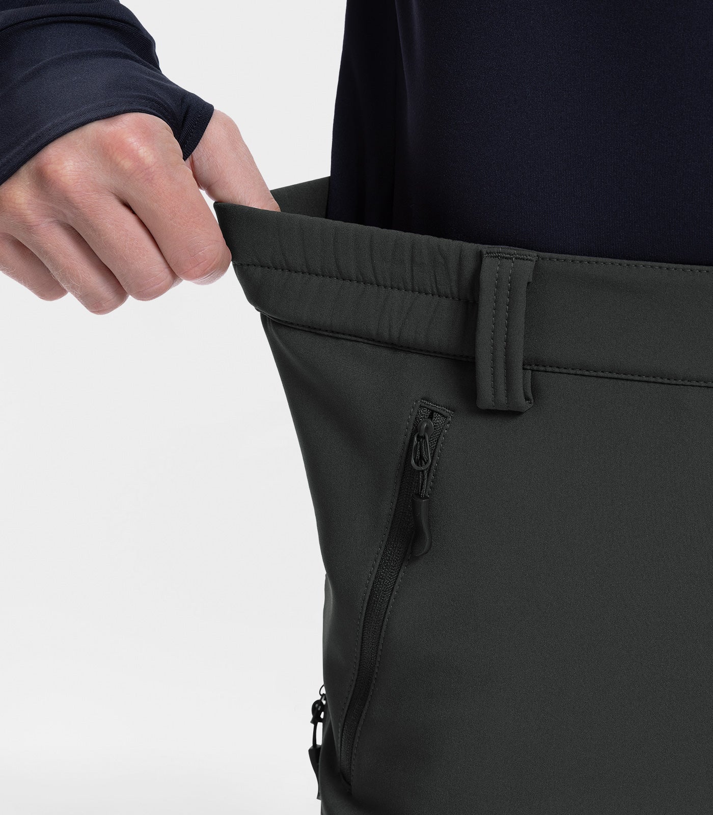 Men's Snow Ski Pants Fleece Lined Waterproof - SnowVenture M041