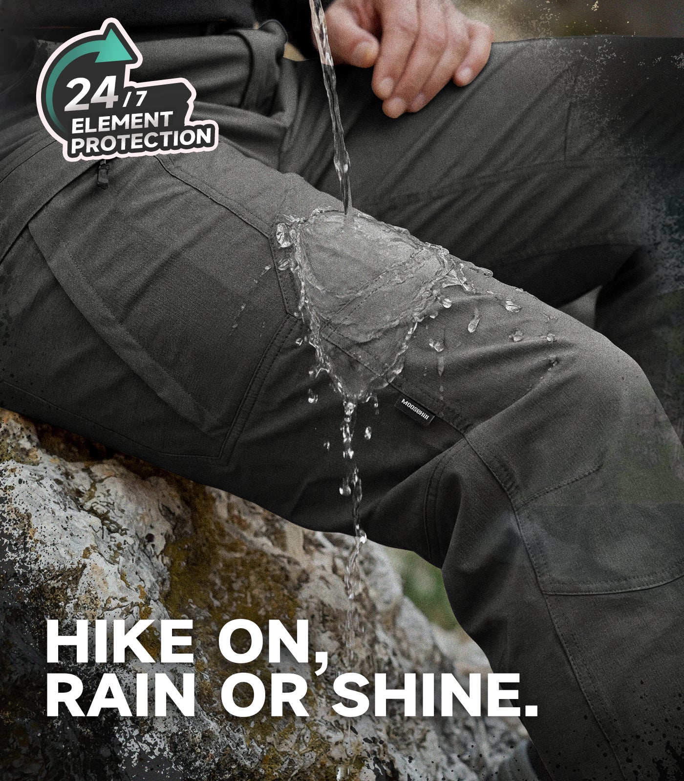 Men's Hiking Pants Lightweight Quick Dry - HikerFlex M047
