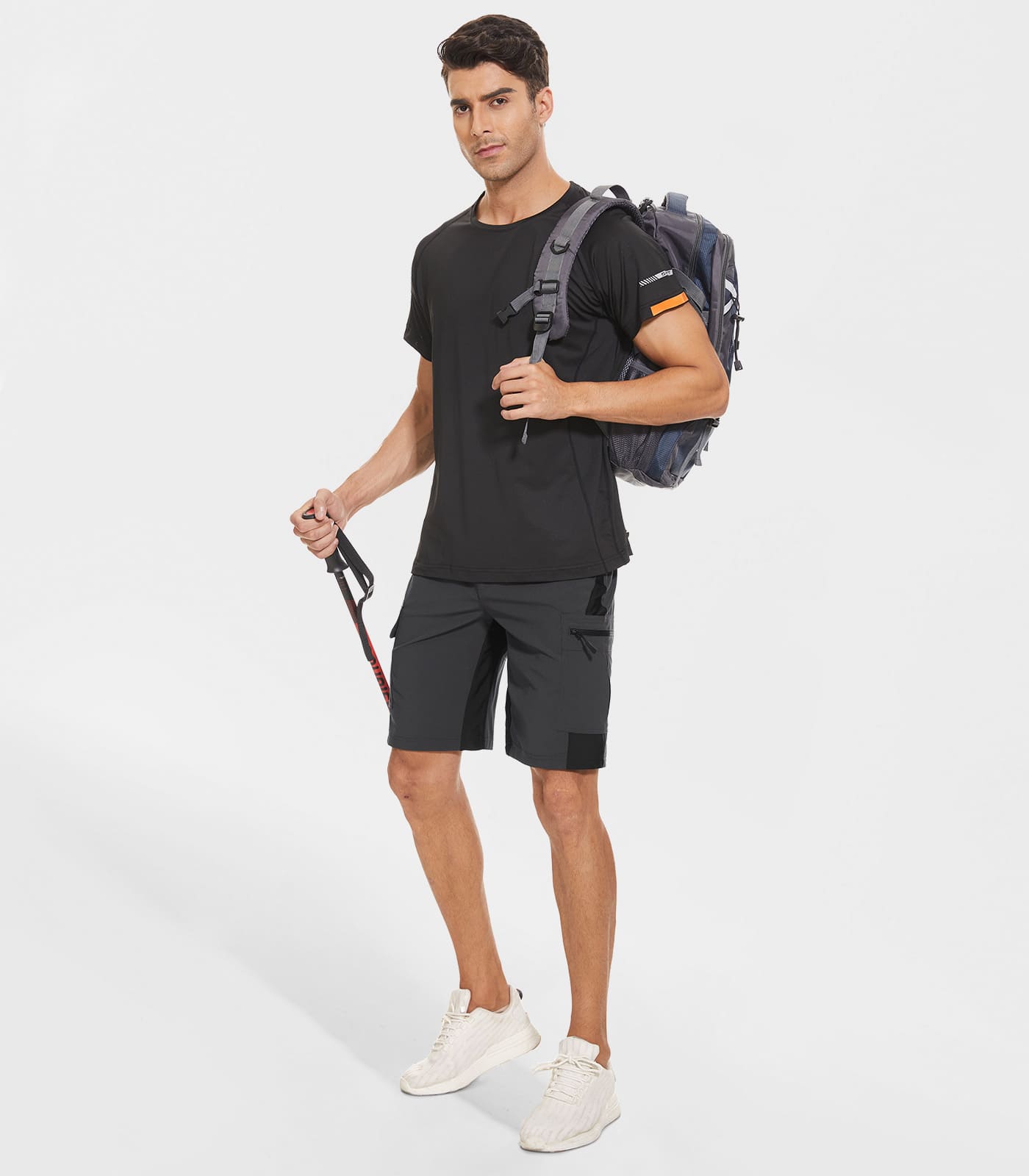 Herren Cargo Wander-Shorts mit 5 Taschen Schnell trocknend - TrailPioneer M013