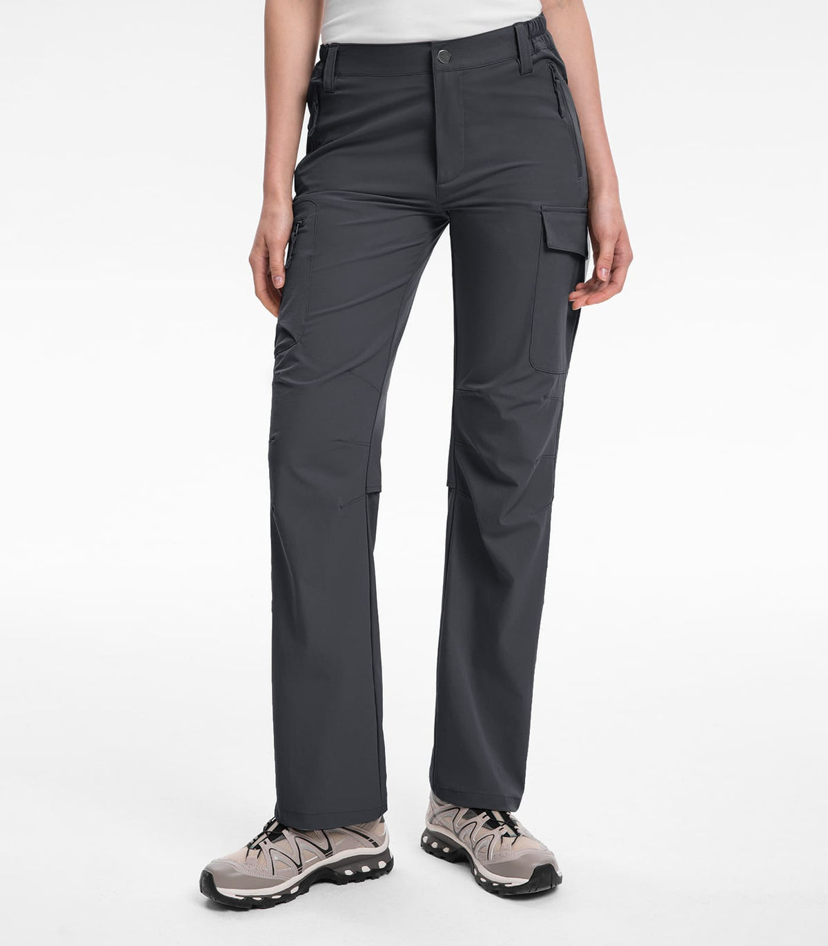 women hiking pants #Color_dark grey