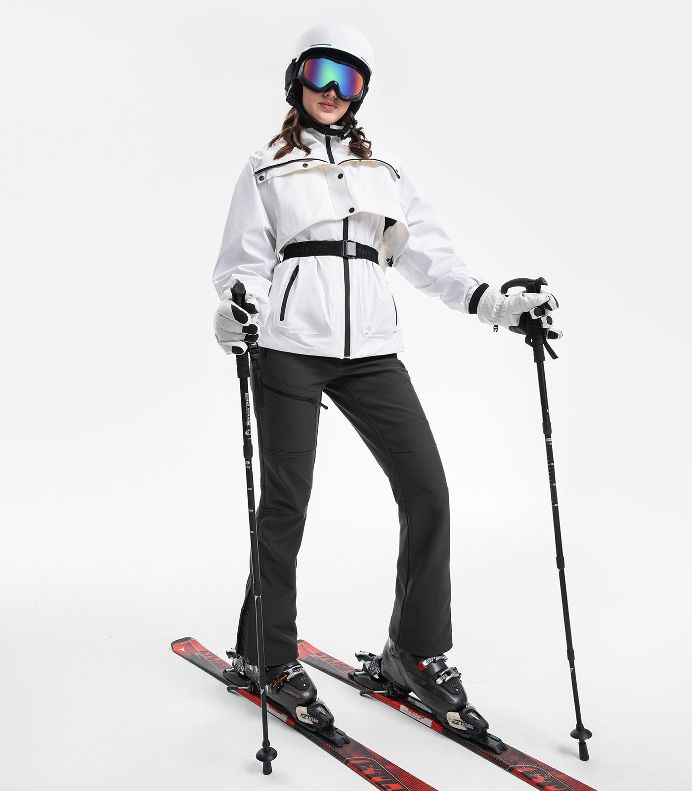 Pantalones de senderismo acampanados para esquí de nieve para mujer - SnowVenture W021