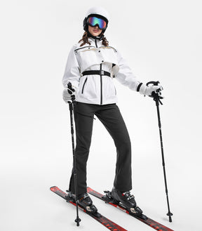 Pantalones de senderismo acampanados para esquí de nieve para mujer - SnowVenture W021