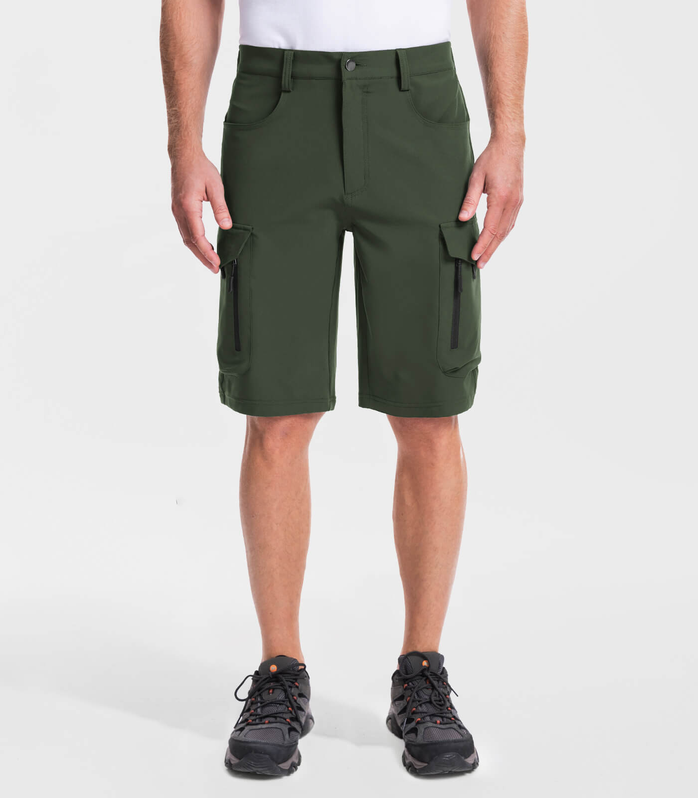 Men's Hiking Cargo Shorts with 7 Pockets Quick Dry Casual - TrailPioneer M025