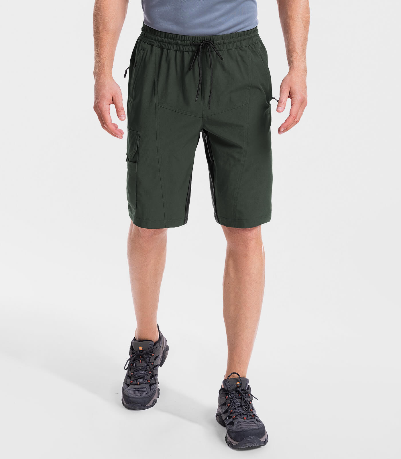 Pantalones Cortos de Senderismo para Hombre, Ligeros y Resistentes al Agua - TrailPioneer M020