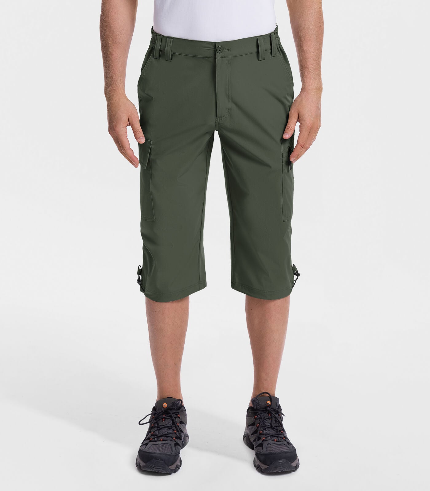 Bermuda cargo 3/4 pour hommes - Capris d'extérieur TrailPioneer M031