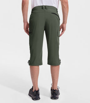 Bermuda cargo 3/4 pour hommes - Capris d'extérieur TrailPioneer M031