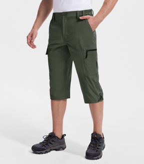 Bermuda cargo 3/4 pour hommes - Capris d'extérieur TrailPioneer M031