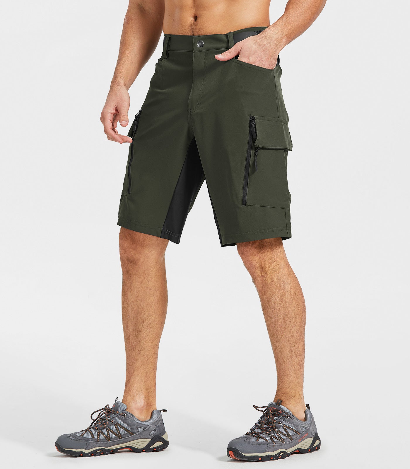 Shorts de vélo de montagne rembourrés pour hommes - CycleAir M028