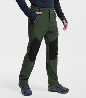 Men's Snow Ski Pants Fleece Lined Waterproof - SnowVenture M041