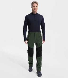 Men's Snow Ski Pants Fleece Lined Waterproof - SnowVenture M041