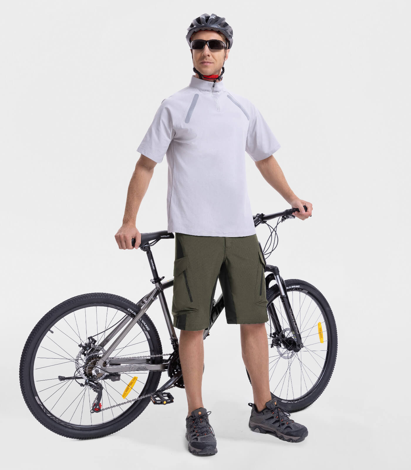 Herren Mountainbike-Shorts Baggy Schnell trocknend Leicht - CycleAir M006
