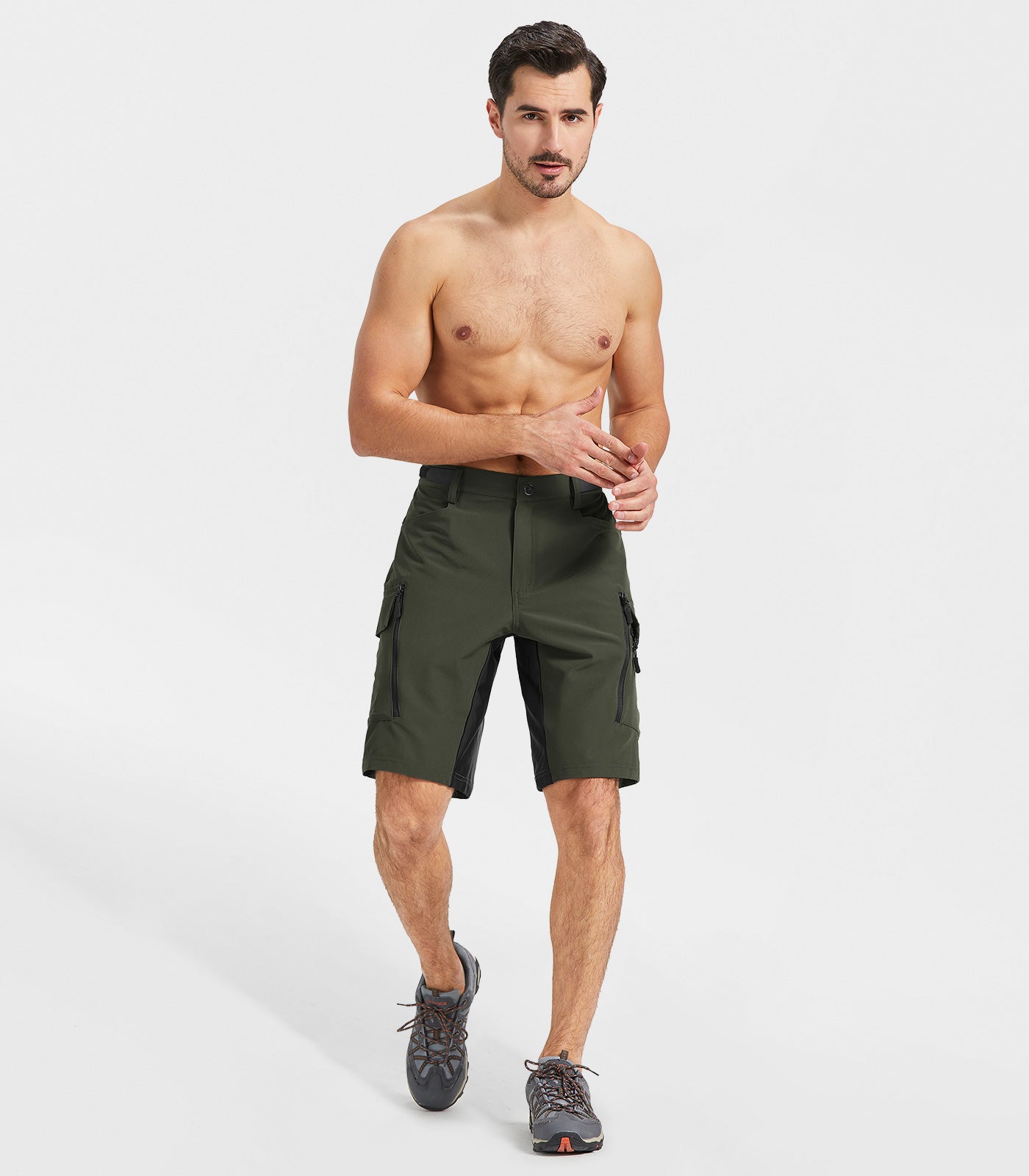 Shorts de vélo de montagne rembourrés pour hommes - CycleAir M028