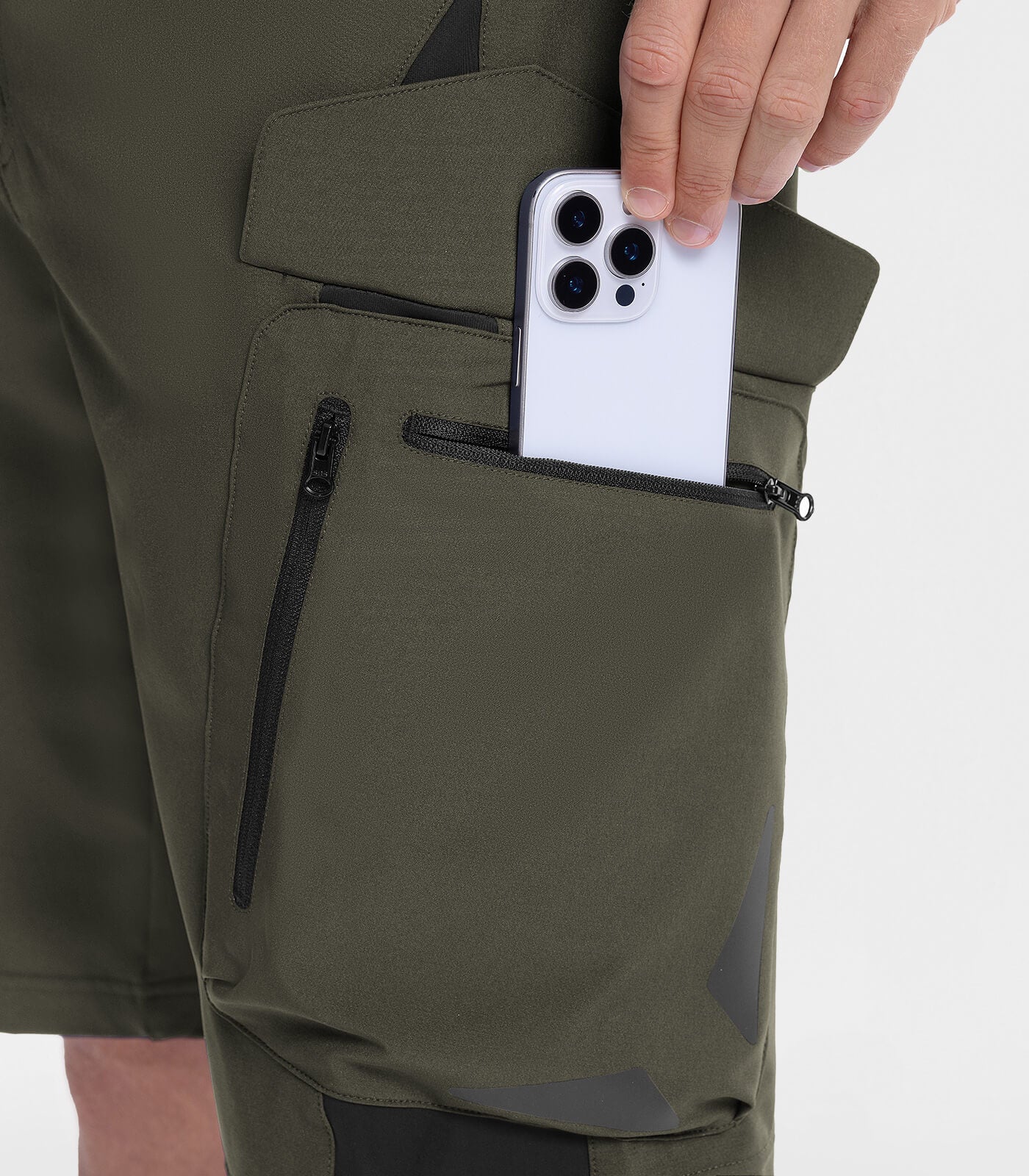 Men's Hiking Shorts Baggy Quick Dry - TrailPioneer M006