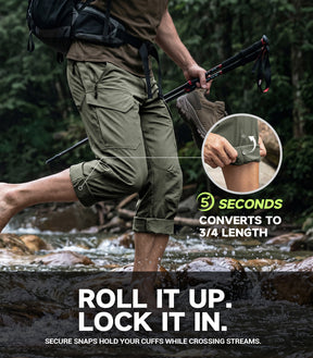 Men's Hiking Pants Lightweight Quick Dry - HikerFlex M045