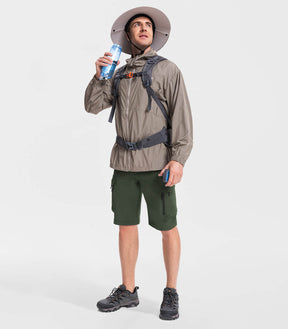 Men's Hiking Cargo Shorts with 7 Pockets Quick Dry Casual - TrailPioneer M025