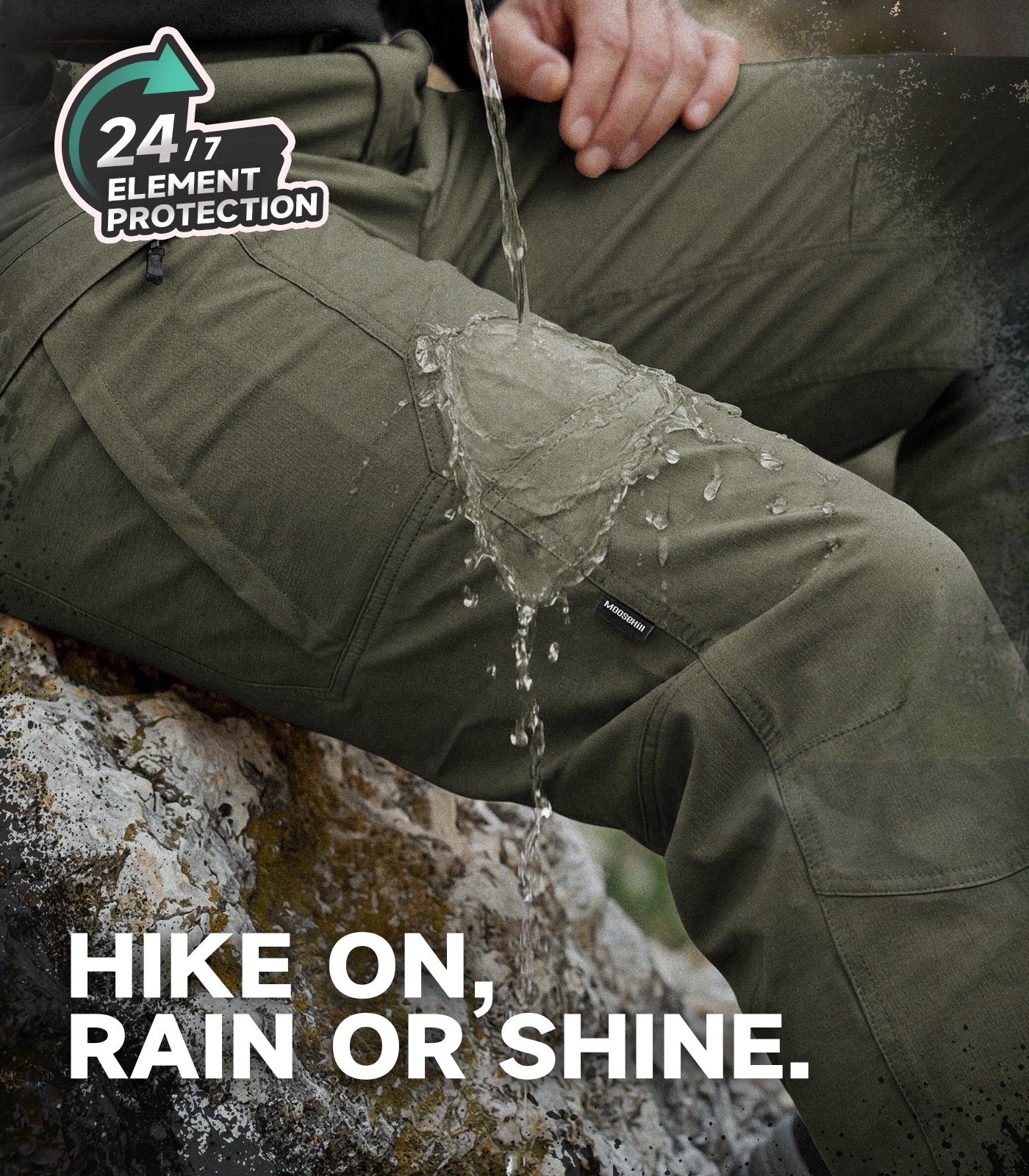 Men's Hiking Pants Lightweight Quick Dry - HikerFlex M047
